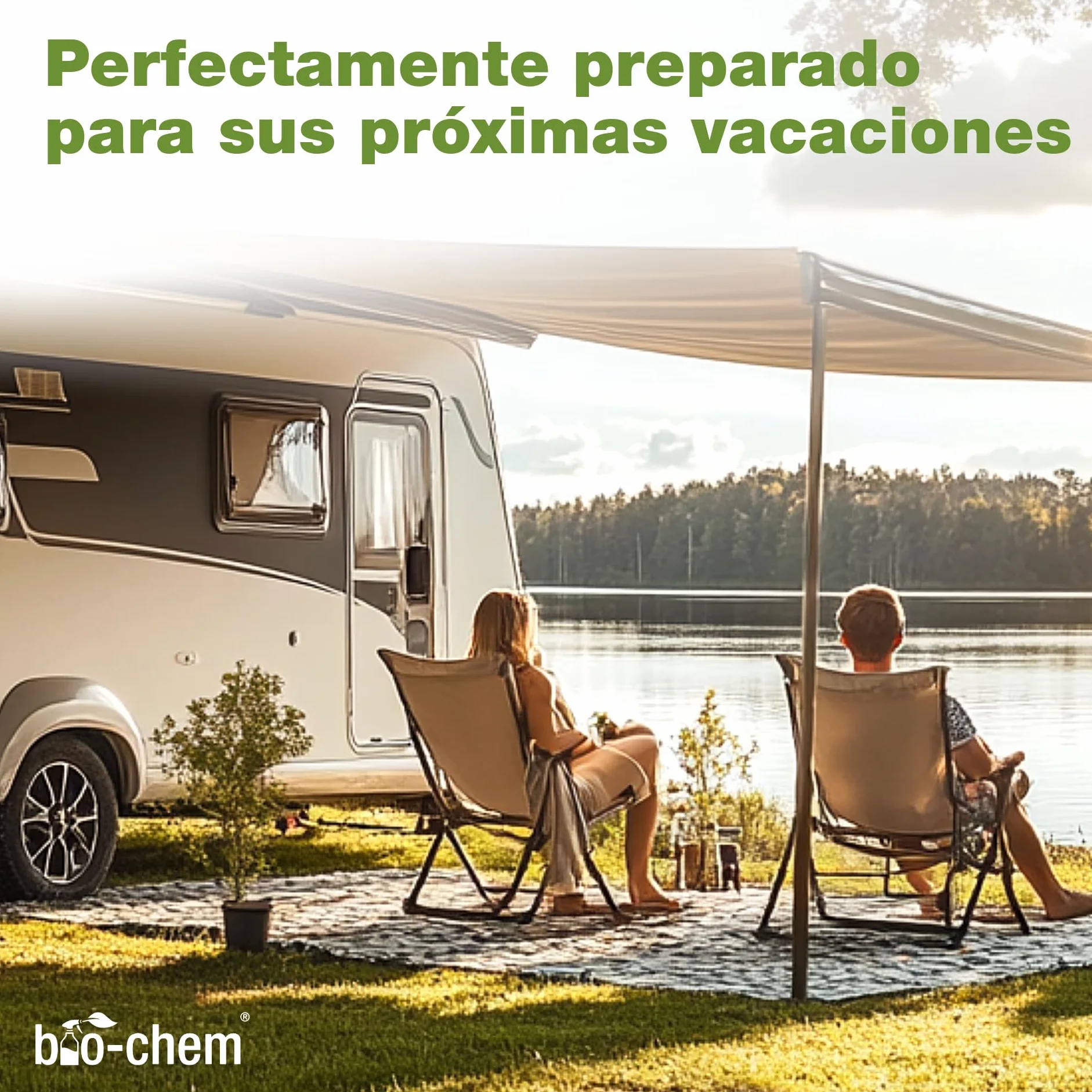 Bio-Chem - Limpiador para toldos, capotas y techos de Tiendas - Producto para el Lavado de toldos, caravanas, techos de Coches - Producto Textil Respetuoso con el Medio Ambiente