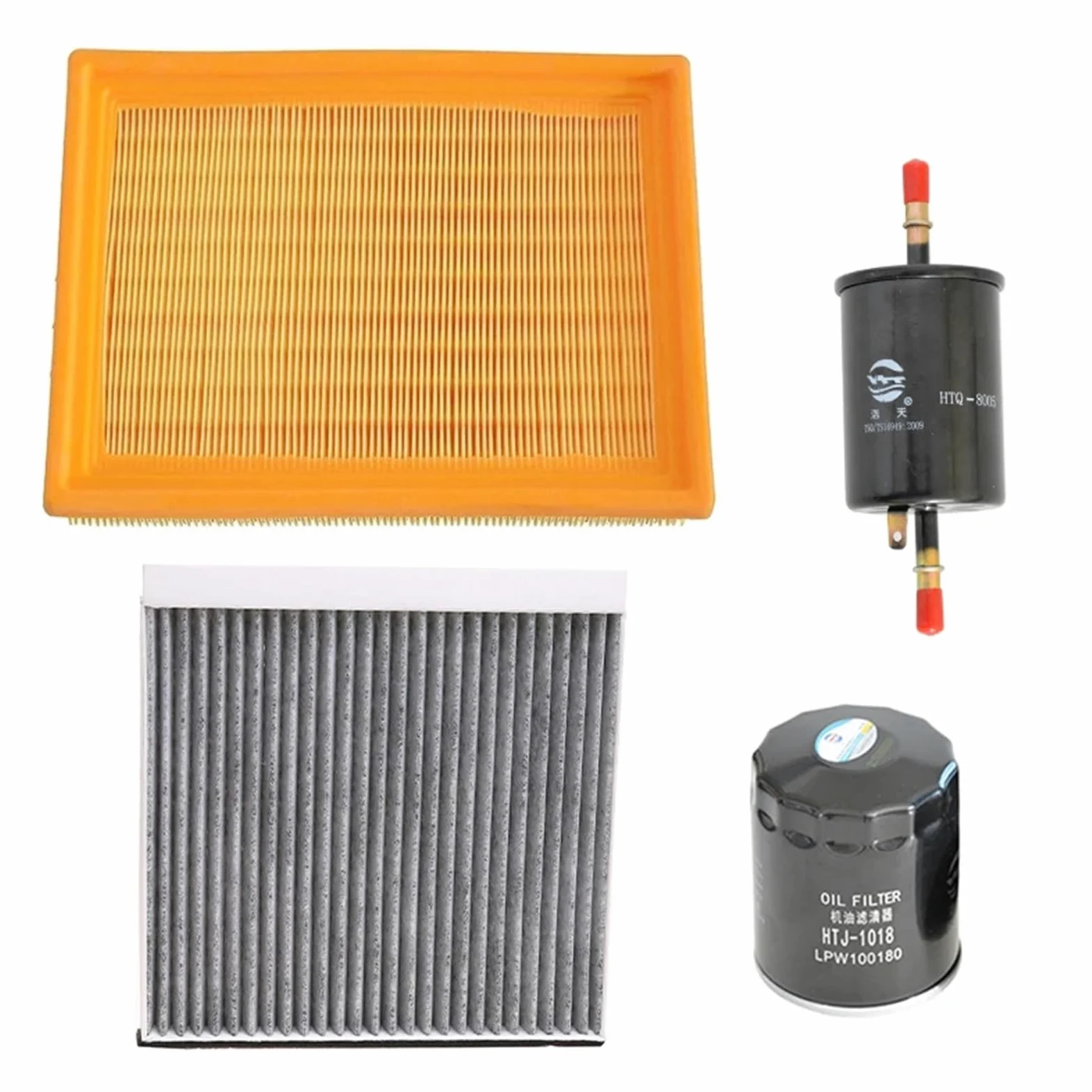 Genérico Filtro de Aire de Cabina automotriz 4 filtros de Aire Cabina Combustible para MG GT 1.4T .5T 2014- MG5 .5T/1.5L 2011- Roewe .5 2010-360 .4T/1. 2015 Parte