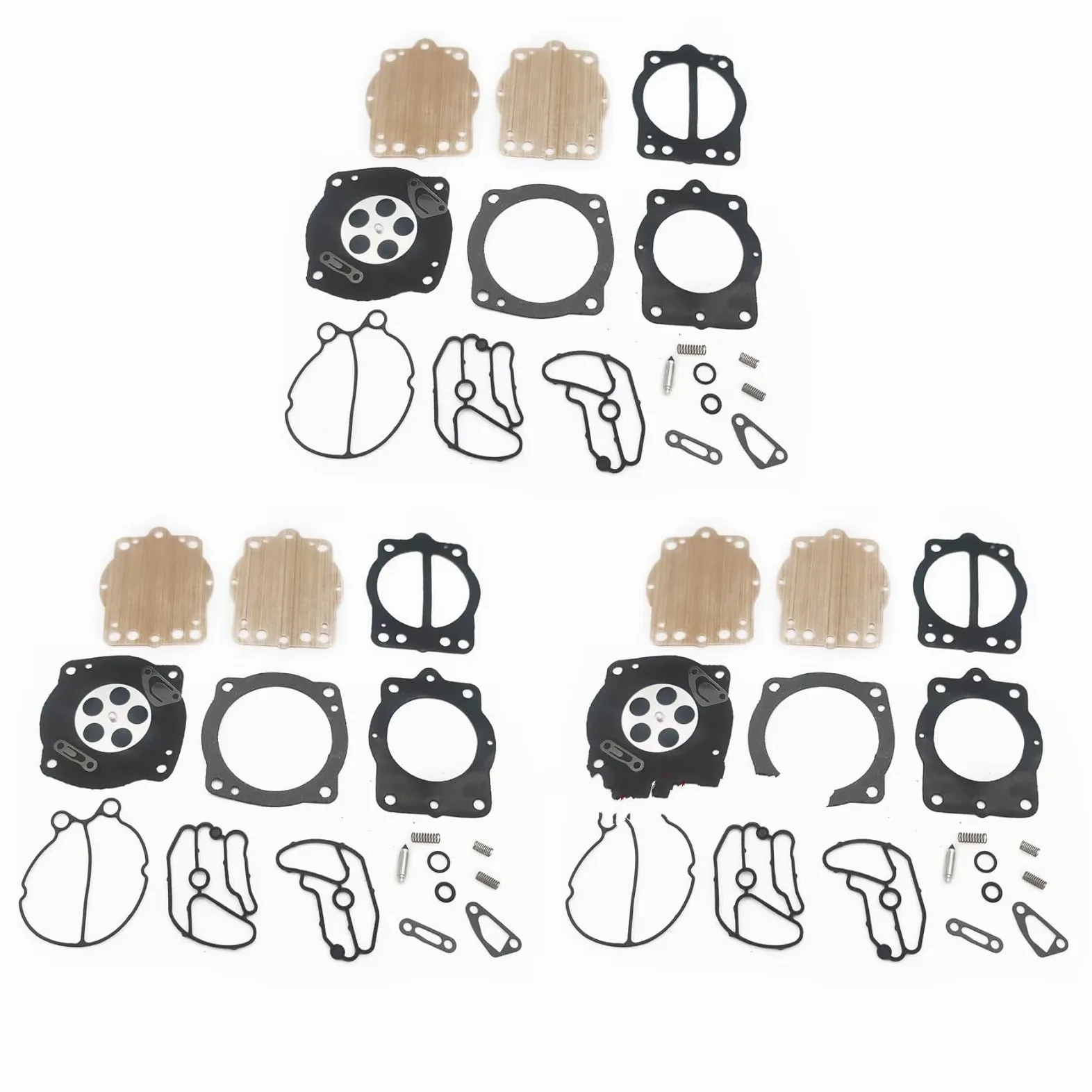 Kit Carburador Repuesto Compatible Con Para SX 1992 1993 1994 1995 Kit De Reparación De Válvula De Aguja De Diafragma De Flotador De Carburador Acuático(3sets)