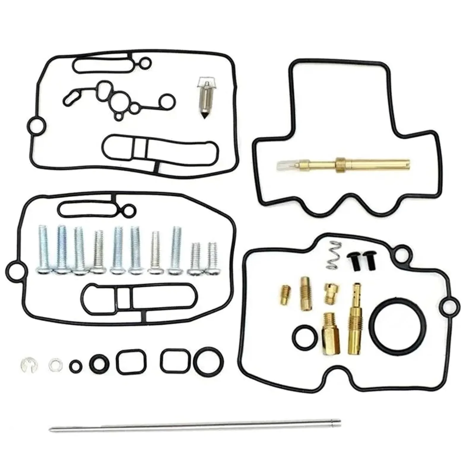 4 Juegos Juntas para Carburador para YZ250F para YZ450F 2003-2009 | Kit de reparación y reconstrucción
