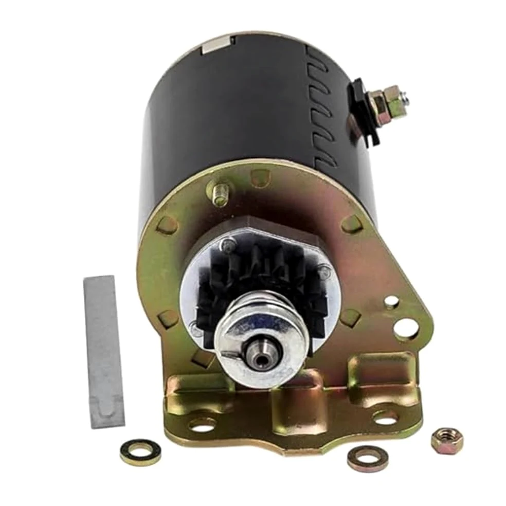 Motor de Arranque Solenoide De Arranque Y Motor 12 V Para Cortacésped Eléctrico (motor 499521 795121) Copia de seguridad