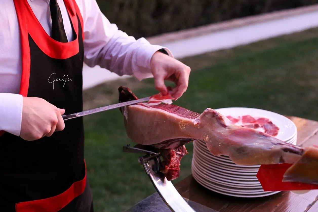Jamón Ibérico de Bellota 100% Ibérico 10 platos 80 gr Guiju