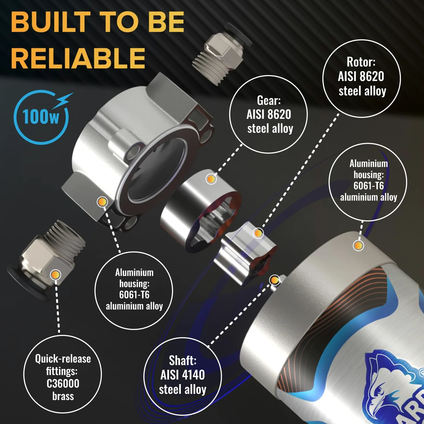 Harpy Eagle Bomba extractora eléctrica de cambio de aceite 12/24 V 100 W, transferencia de succión de fluido portátil para automóviles, barcos, motocicletas, camiones con estuche de almacenamiento