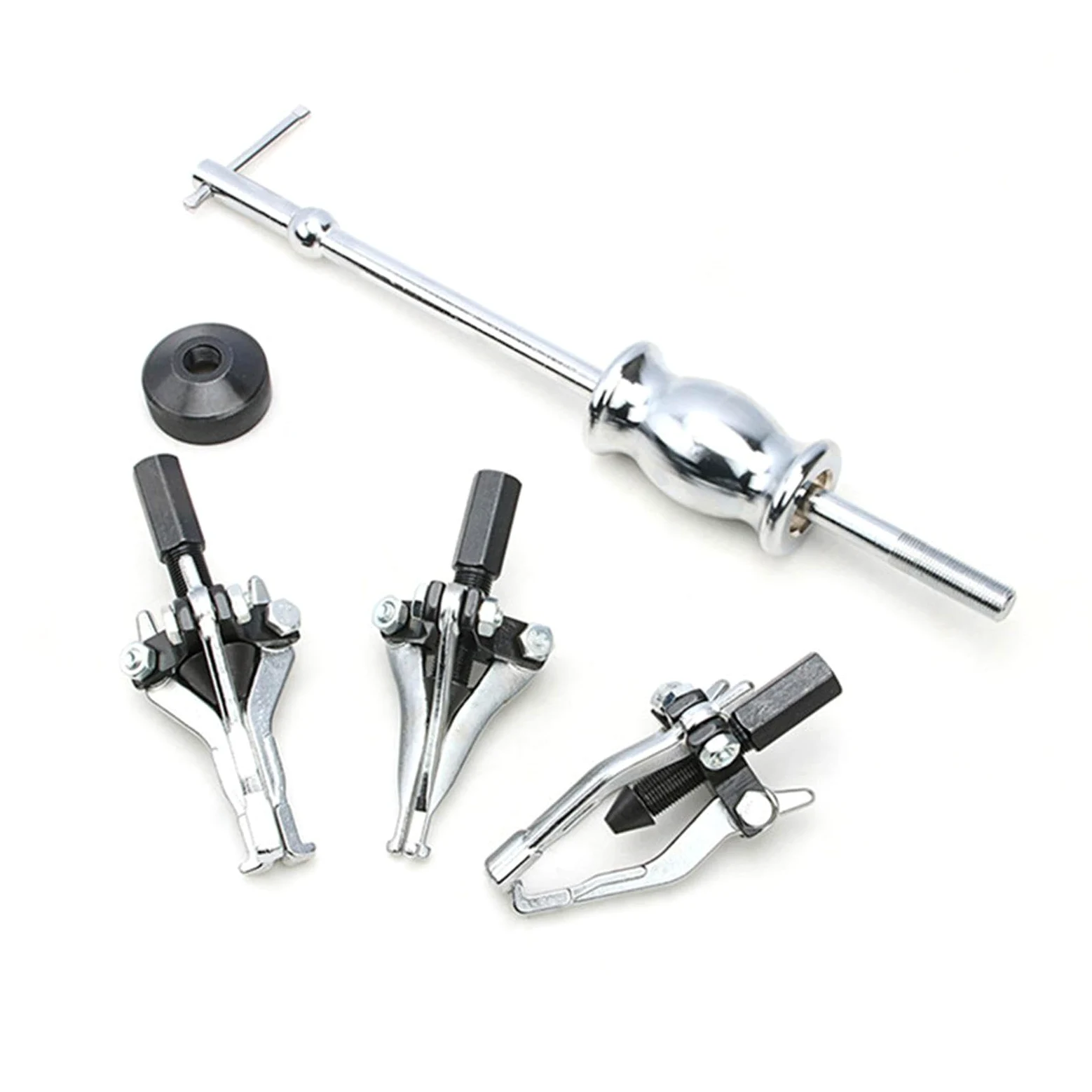 Amagogo Extractor de cojinetes de engranajes de 3 mordazas, juego de extractores de poleas de engranajes y externos, portátil, profesional,