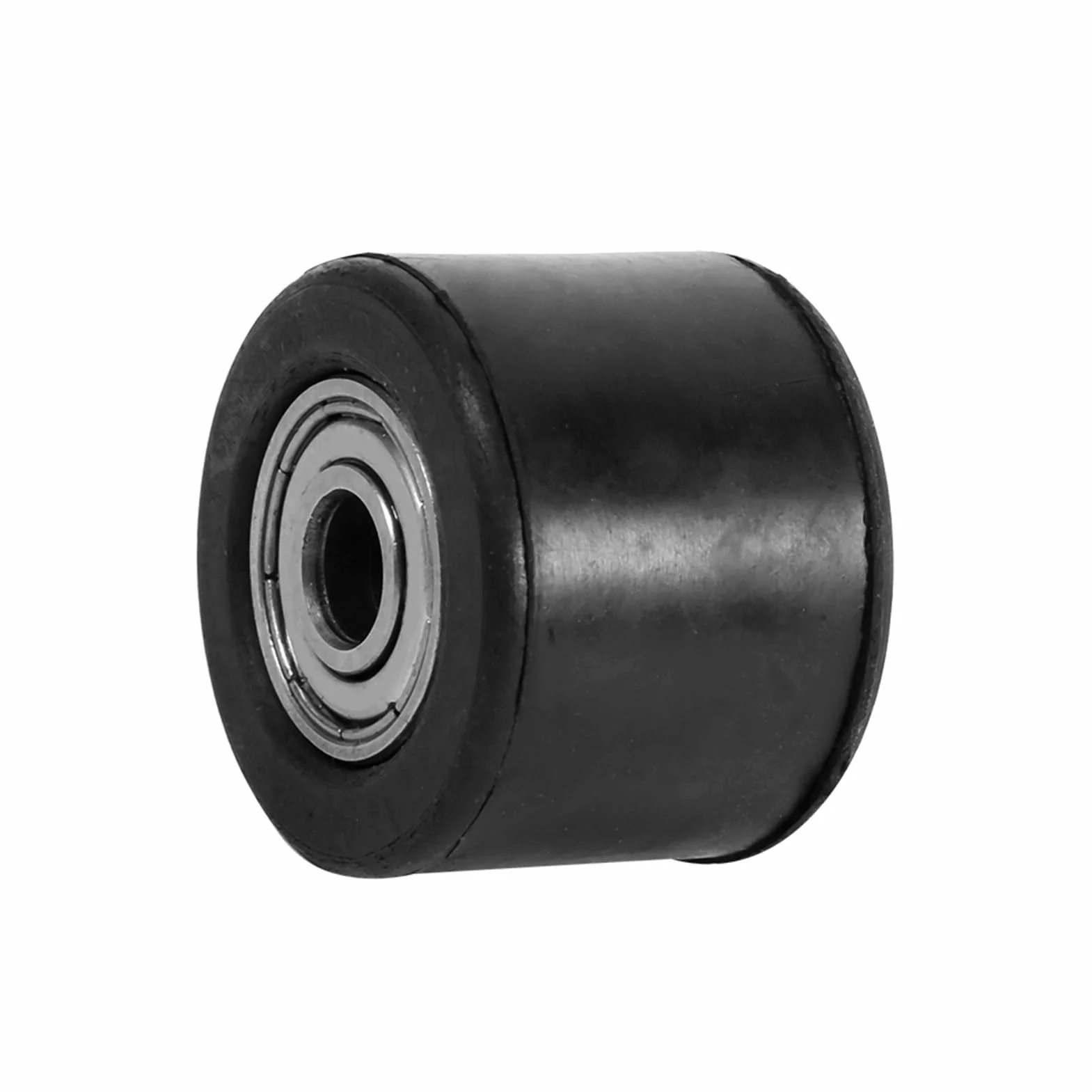 Guía del Tensor del Rodillo de Cadena,8mm Guía de Rueda de Polea Tensora de Rodillo de Cadena de Caucho Hierro,para Motocicleta Mini Bicicleta ATV