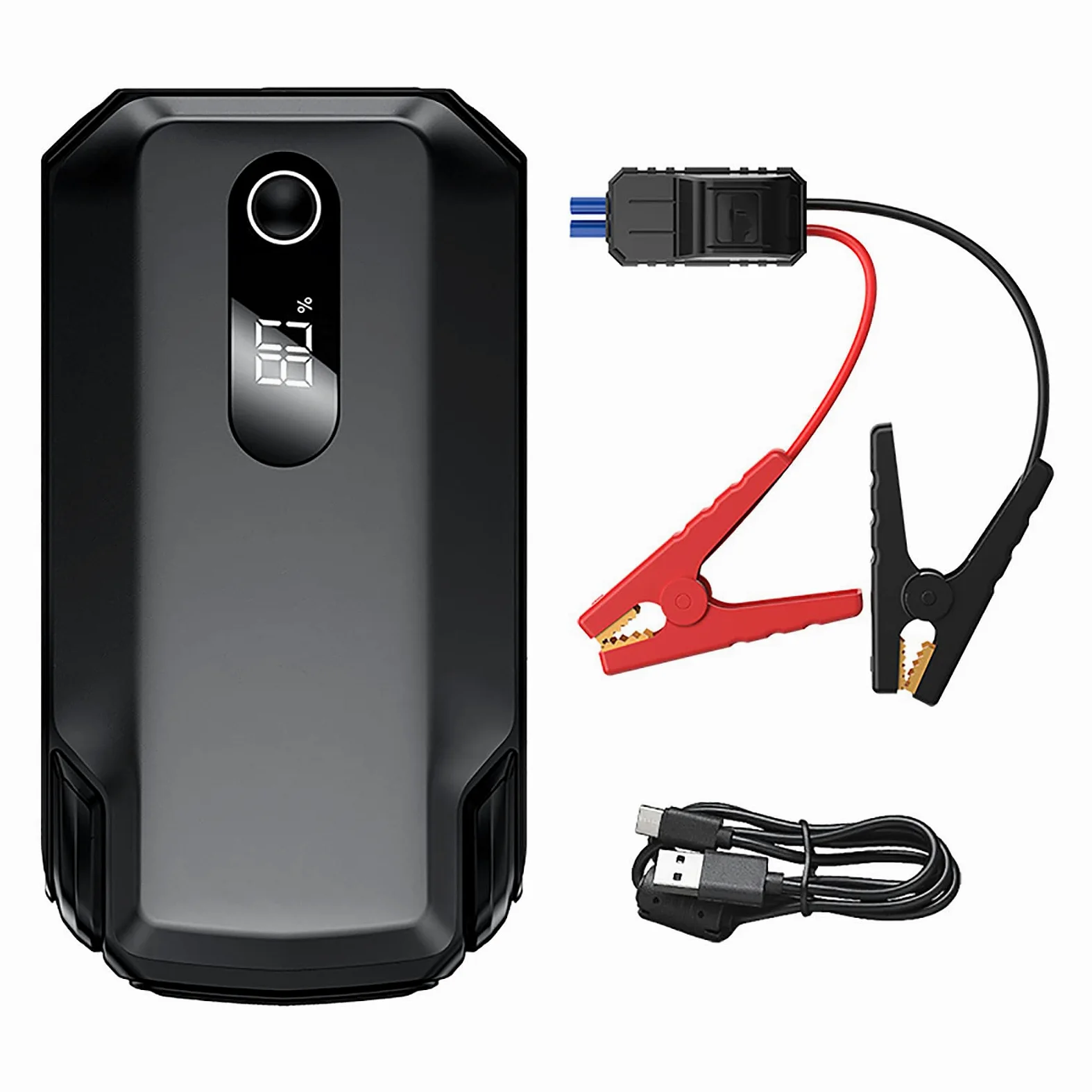 20000mAh Vehículo Jump Starter Banco de Energía 2000A 12V Arrancador de Batería de Coche Portátil Emergencia Auto Booster Energy MAX Device
