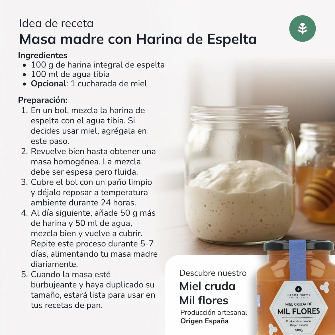 Harina Integral de Espelta Eco 800 g – Ecológica, Rica en Fibra y Nutrientes