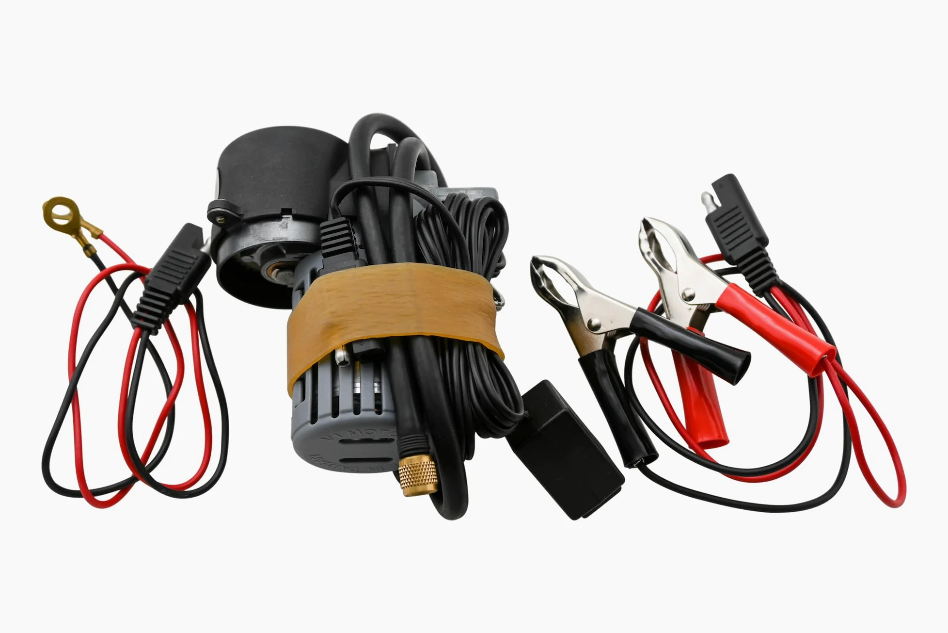 Kit de reparación de neumáticos de Tubo sin cámara para Motocicleta, ATV, UTV con Mini compresor de Aire