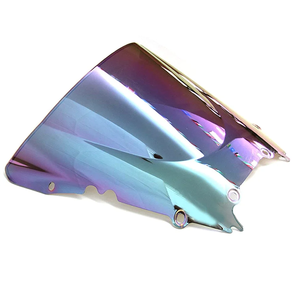 Deflectores de viento de doble burbuja para motocicleta Yamaha YZF R6 1998-2002 (iridio