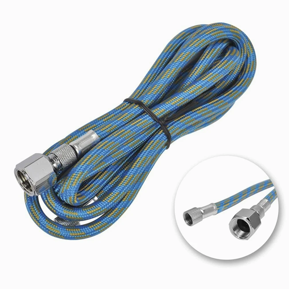 Kit de aerógrafo con boquillas de 0,2 0,3 0,5 mm, pistola pulverizadora para pintura de aire comprimido, vaso de 7 ml, manguera de 1,8 m, adaptador G1 4 a G1 8, pintura corporal para