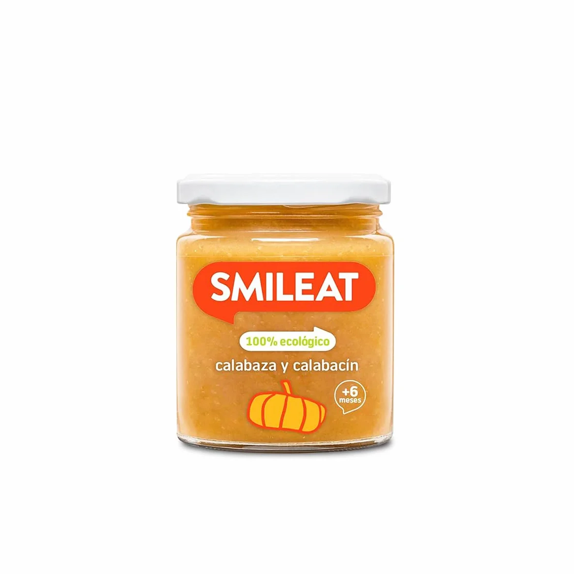 Smileat Tarrito infantil Verduras Calabaza Calabacín 6 Meses Sin Azúcar Sal Añadido 230g