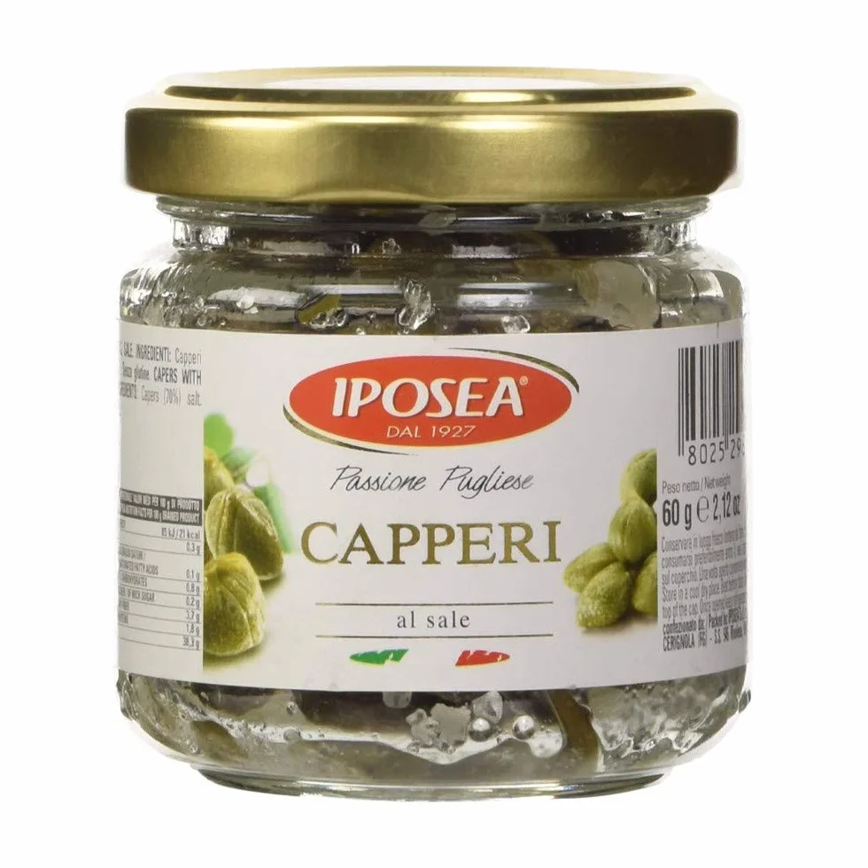 Alcaparras Iposea en Sal 60 gr