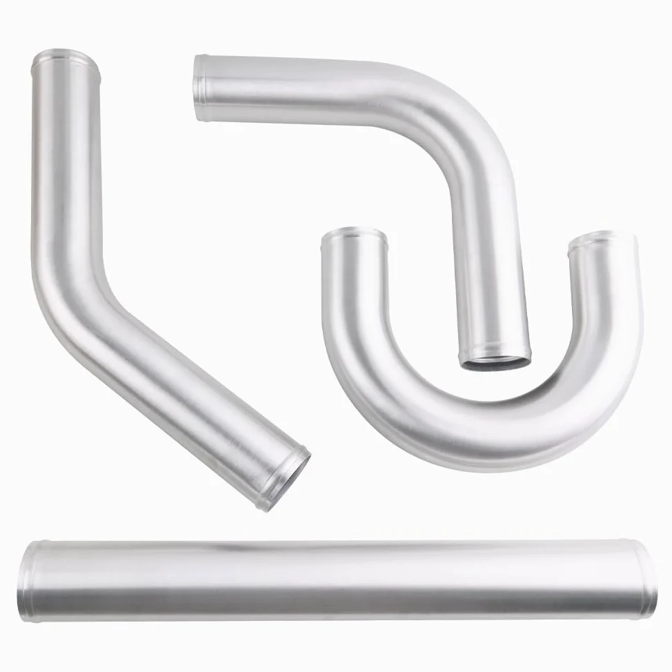 550x230x65 63mm+tubería de aluminio de 2,5"+ kit de manguera de silicona Intercooler para turbo Enfriador de aire de turbo | Intercooler de montaje frontal FMIC de refrigeración turbo