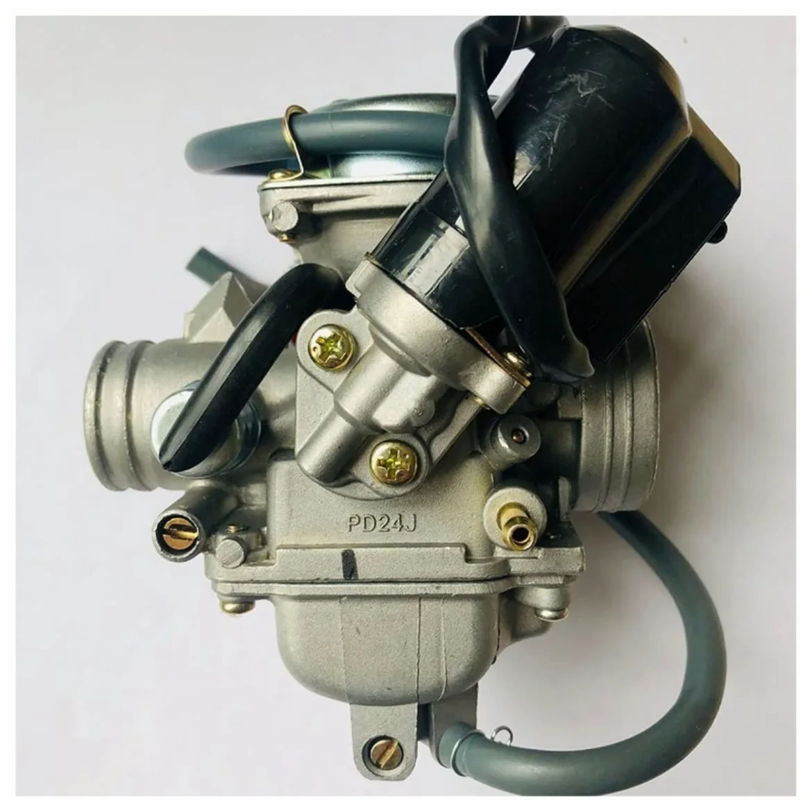 Artsim Juego de carburador Carburador Apto for Scooter ATV PD24J GY6 125cc 150 24mm Carberatura