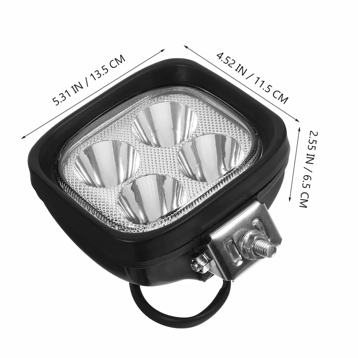 2 Luces LED para Carretilla Elevadora, Focos de Trabajo LED de Alta Potencia, Montaje Completo, Compatibles Varios Modelos, Luz de Conducción para Seguridad y Mejor Visibilidad