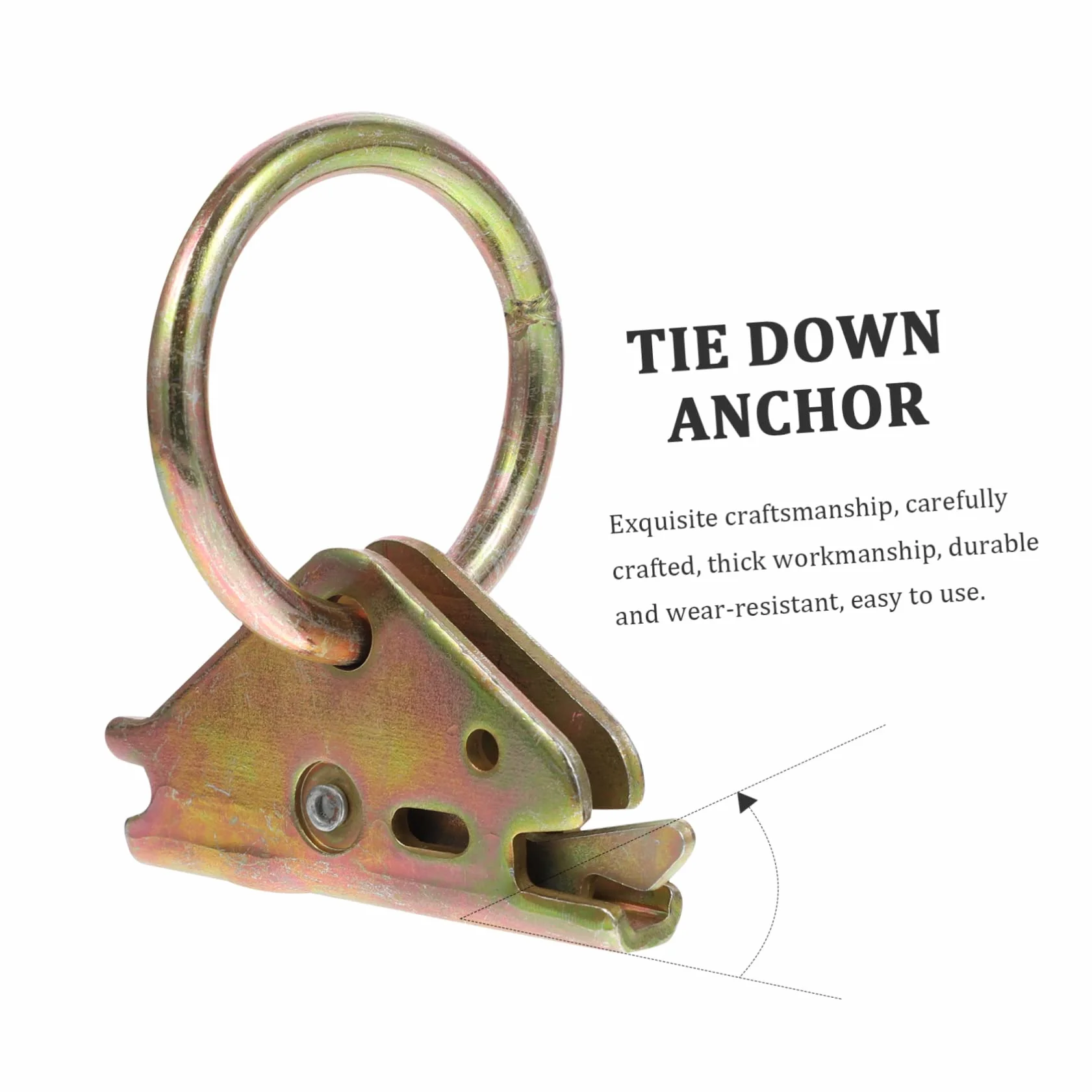 Accesorios Camion 10 Piezas de Anillos de Amarre de Acero para Remolques y Camiones, de Alta Resistencia, Fáciles de Usar Acabado de Trabajo Grueso