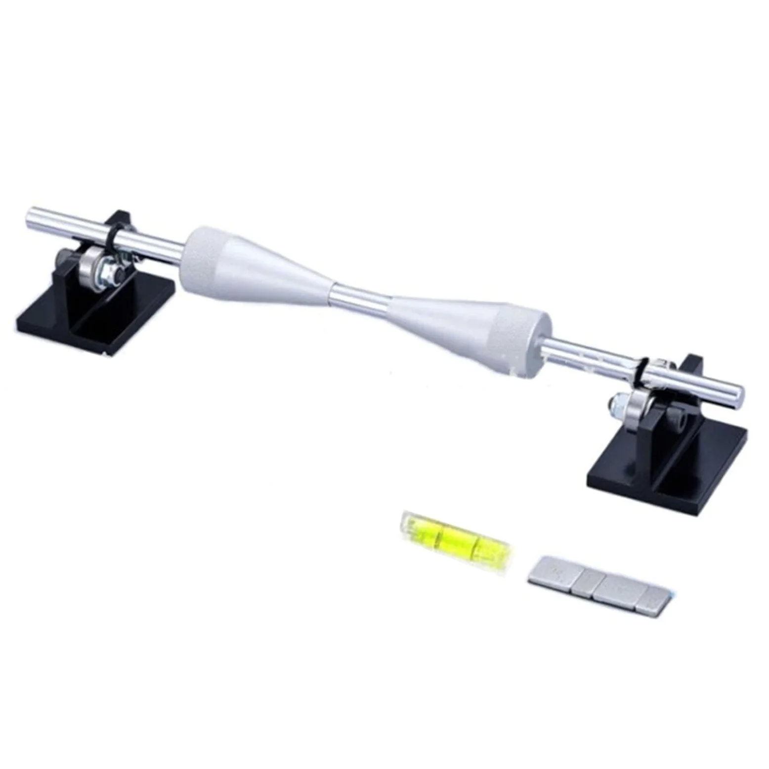Equilibrador de ruedas portátil para motocicletas, herramienta fácil de equilibrar con aleación de aluminio resistente para aplicaciones duraderas,