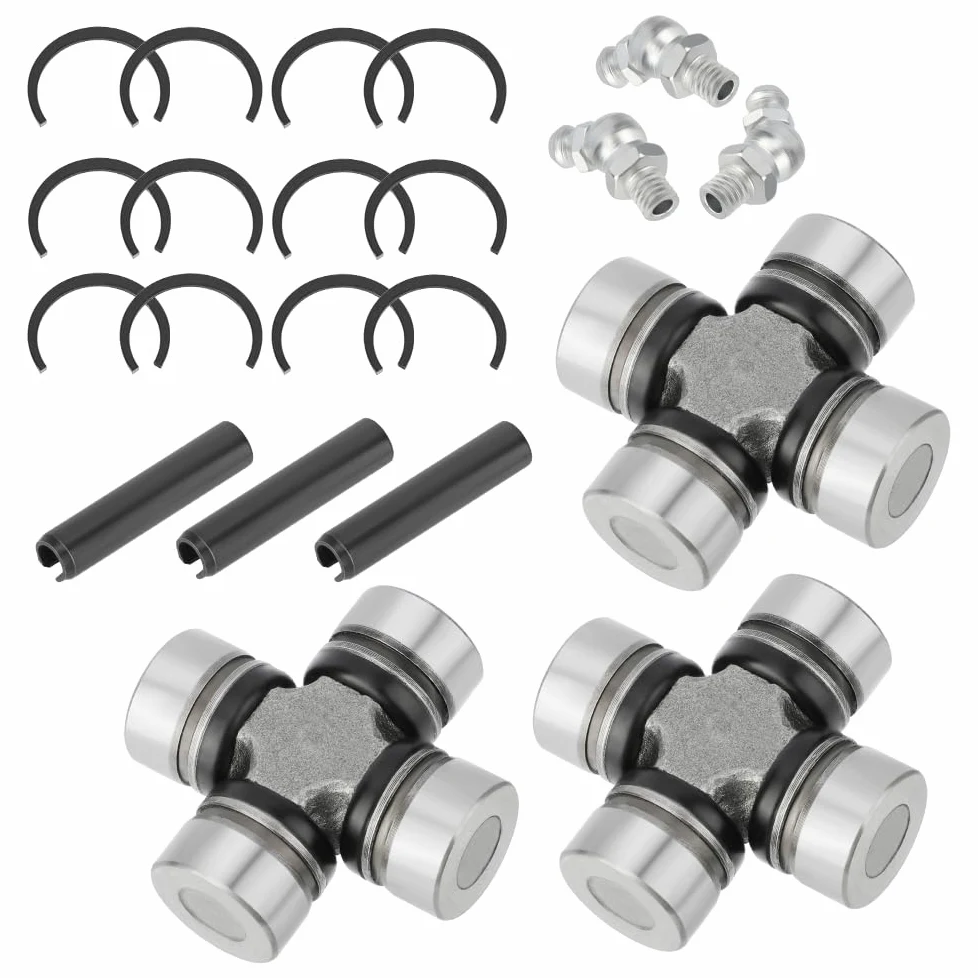 Juego de 3 crucetas eje de transmisión delantero y trasero para Polaris RZR 1000 900 800-4 Turbo RS1 Ranger Crew 1000 900 800 570 500 Diesel