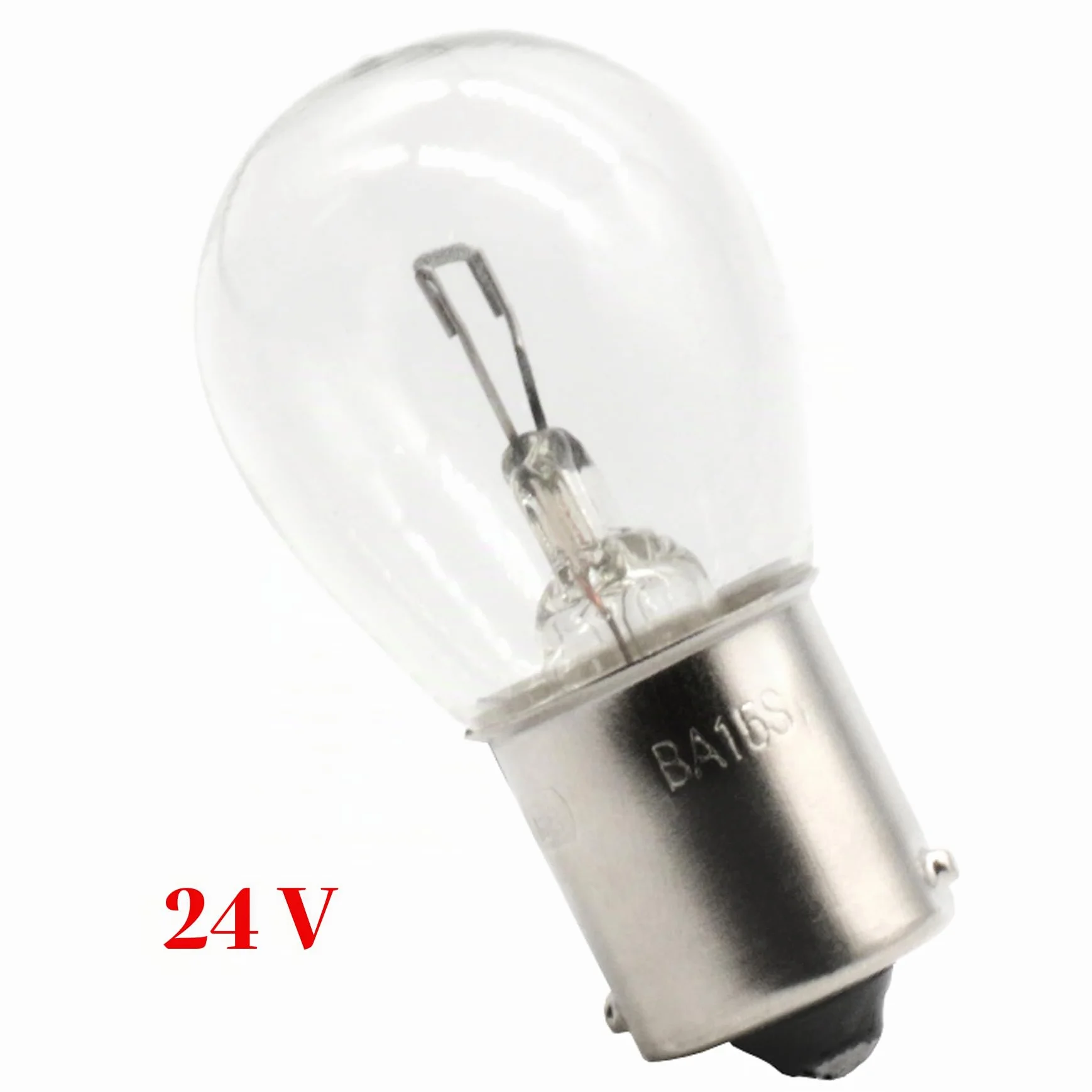 LIGHTWORLD24 10 unidades P21W 24V 21W BA15s bombillas tipo globo para tractor camión vehículo clásico