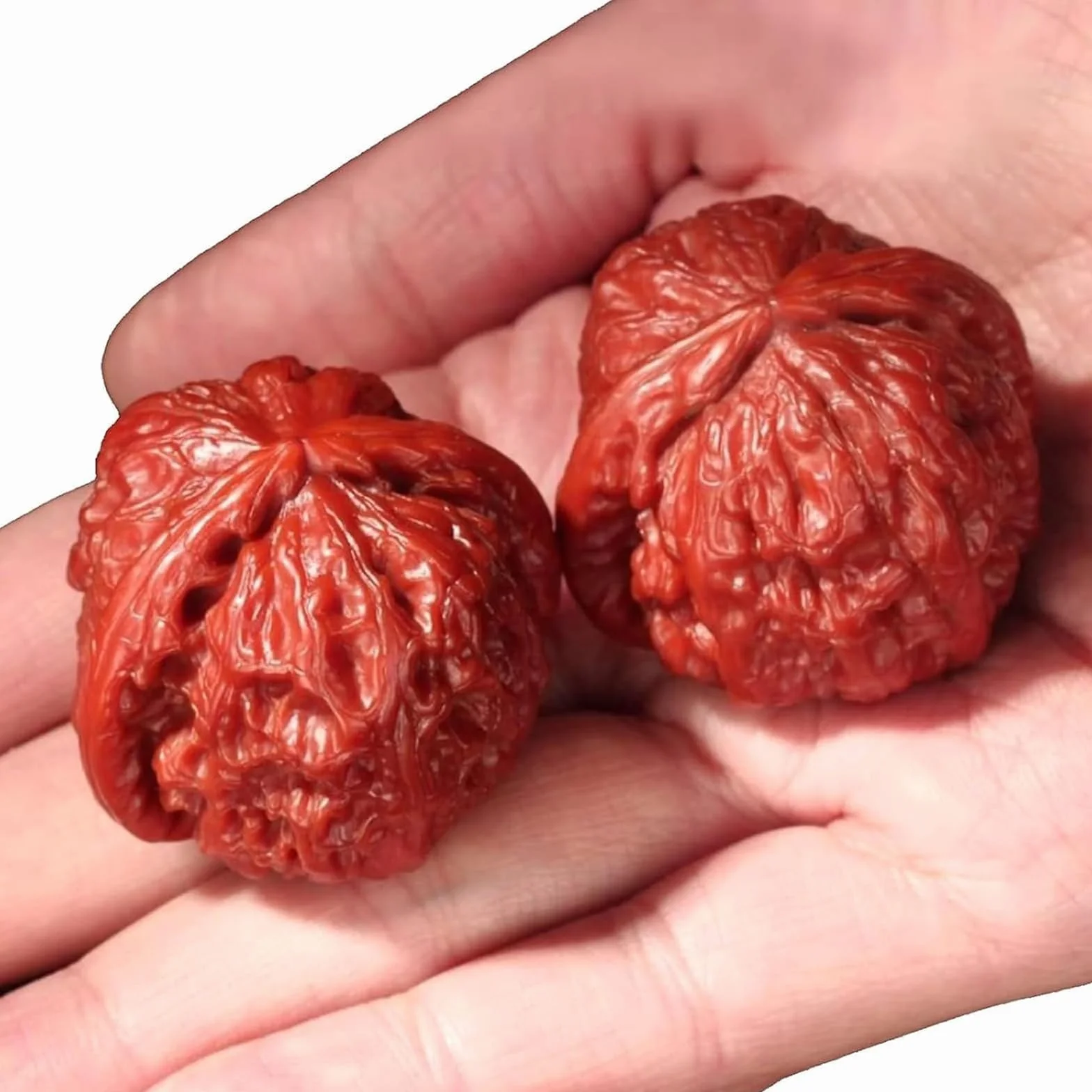 Nueces Wenwan de China naturales seleccionadas sin pulir color original coleccionables 38-39