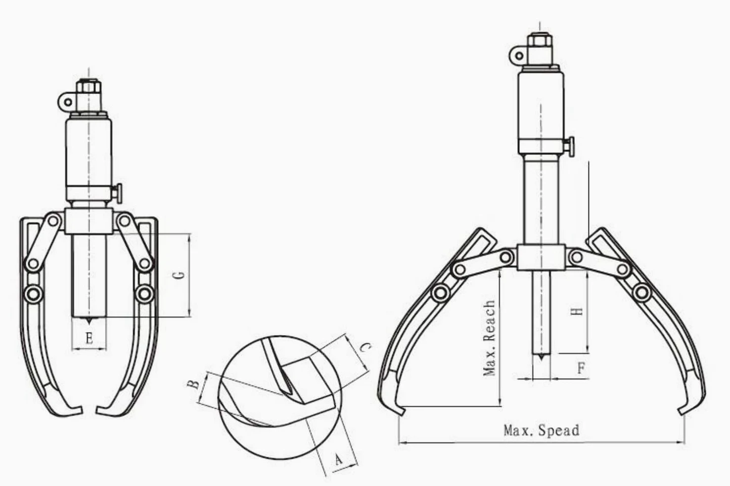 VecoTool – Buje Extractor 20 T con bomba de mano