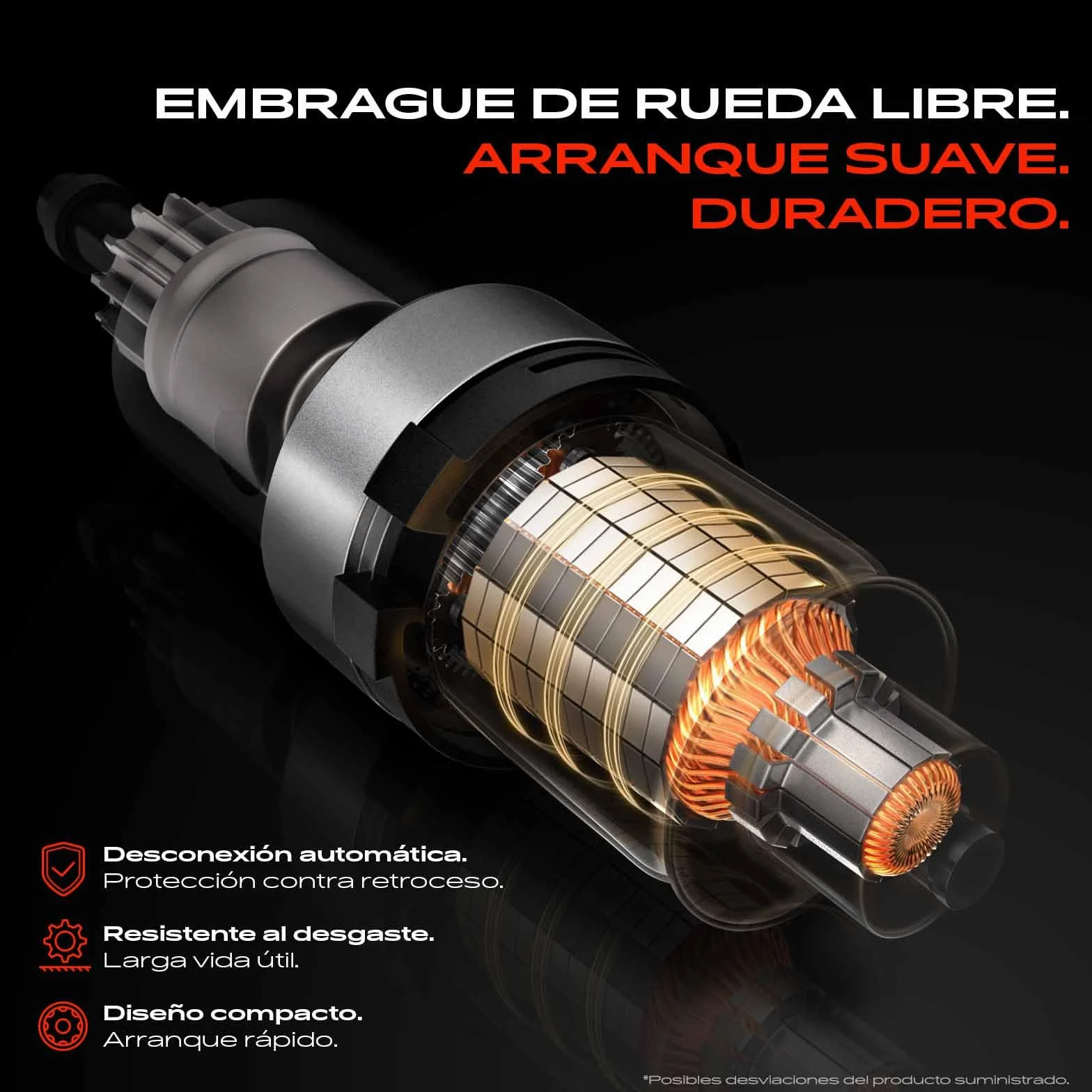 Frankberg Motor de arranque 2 kW 12 V 10 dientes 6G9N11000NB LR007373 | Compatible con: Discovery Sport L550, R.a.n.g.e R.o.v.e.r Evoque L538, Freelander 2 L359