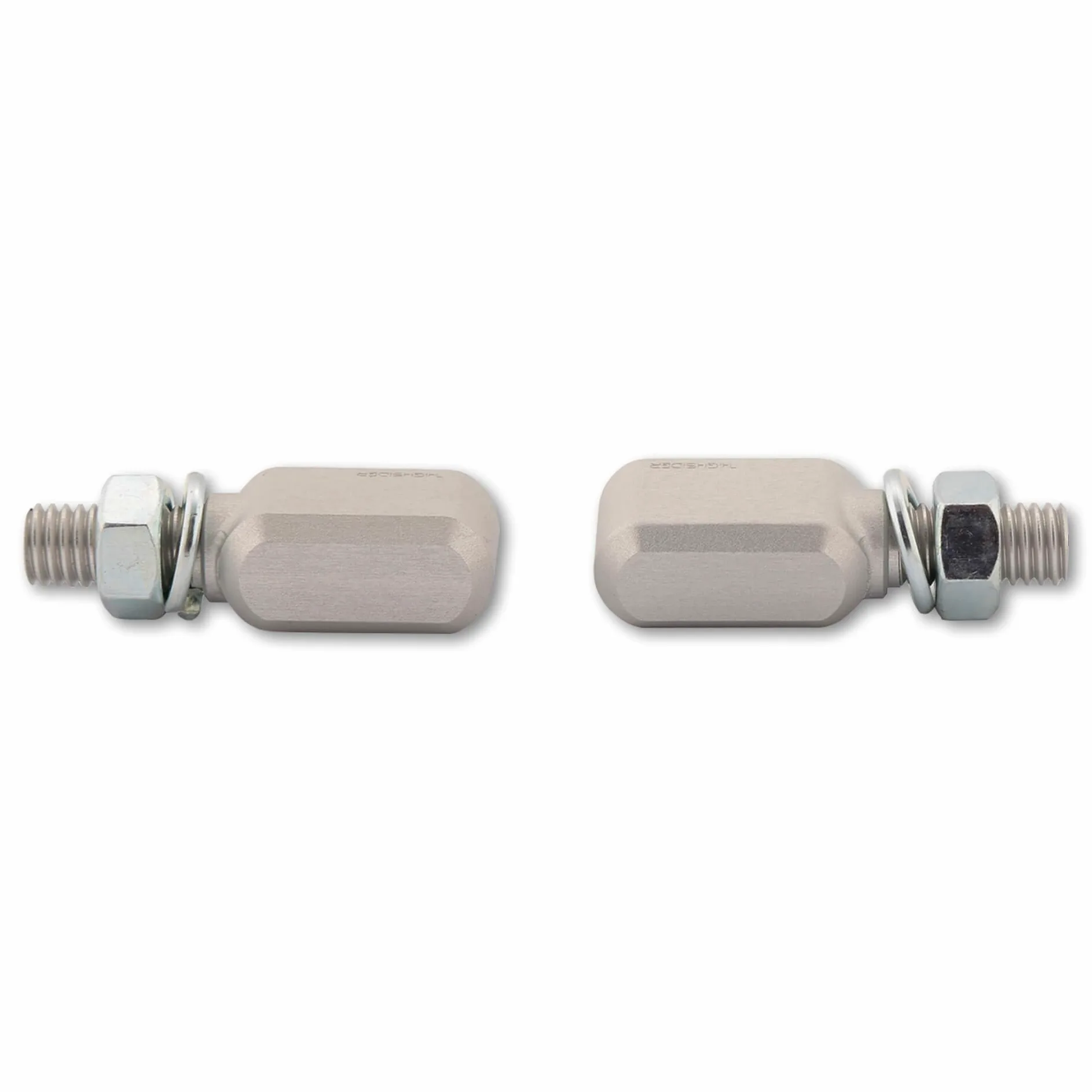 HIGHSIDER CNC INDICADORES LED LITTLE BRONX, plata, vidrio teñido, E-aprobado, par (Silver)
