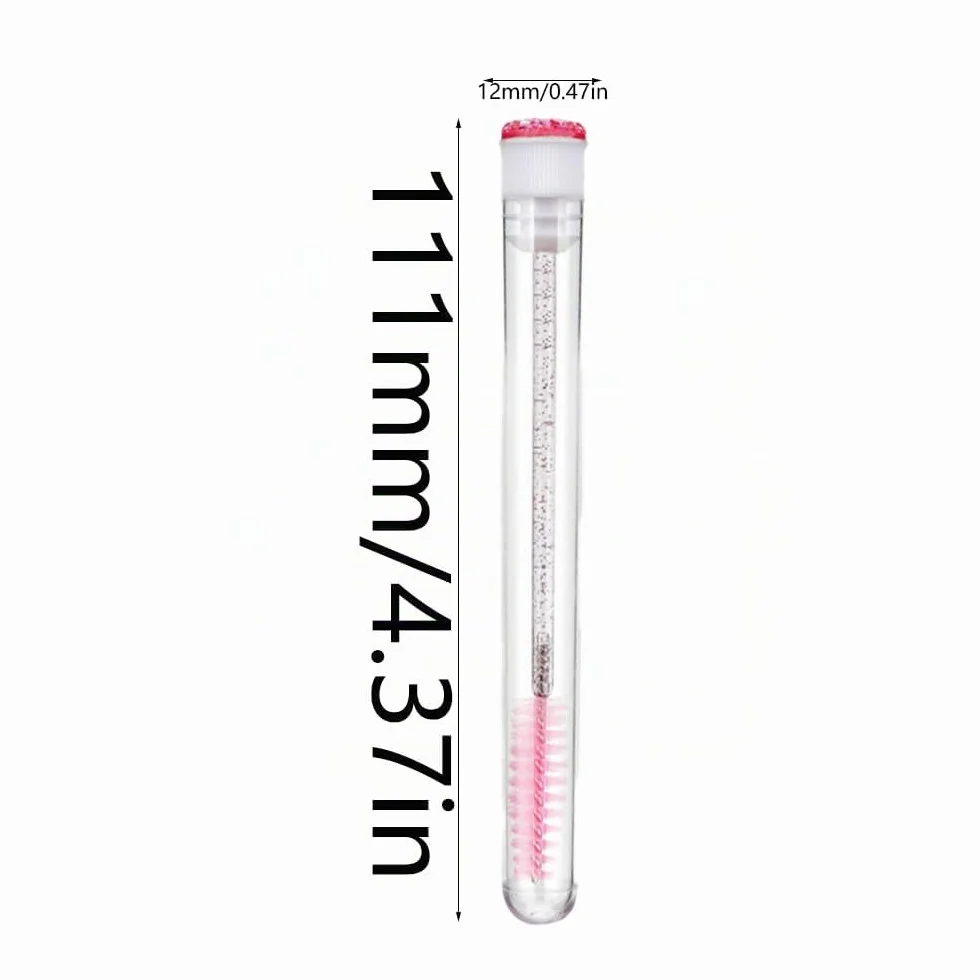 Cepillos para Pestañas 4 Pcs Tubos de Varita de Rímel Vacíos