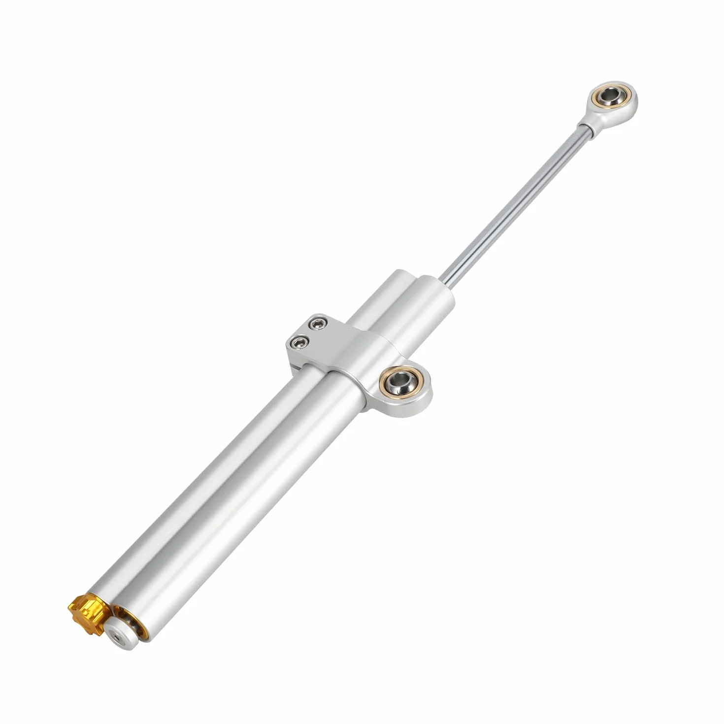 Estabilizador de amortiguador de dirección de motocicleta de 36 cm, estabilizador de amortiguador de dirección de aleación de aluminio CNC, amortiguador de dirección de control de seguridad