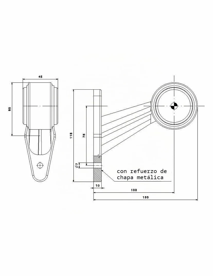 Kit Luz Trasera LED 6 Funciones para Remolque, Trailer, Caravana, Vehículo Agricola, Camión – Posición, Freno, Intermitente, Marcha Atrás, Antiniebla – Homologado E9
