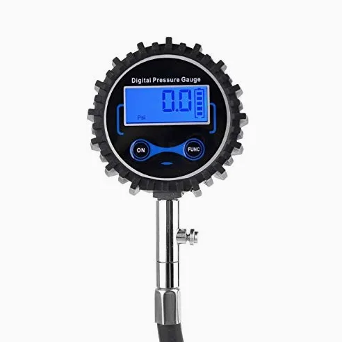 Manómetro Digital para neumáticos, Mandril de Aire Intercambiable de 200 PSI, Compatible con Coches, Motocicletas, RV, SUV, neumáticos de Bicicleta 35ED
