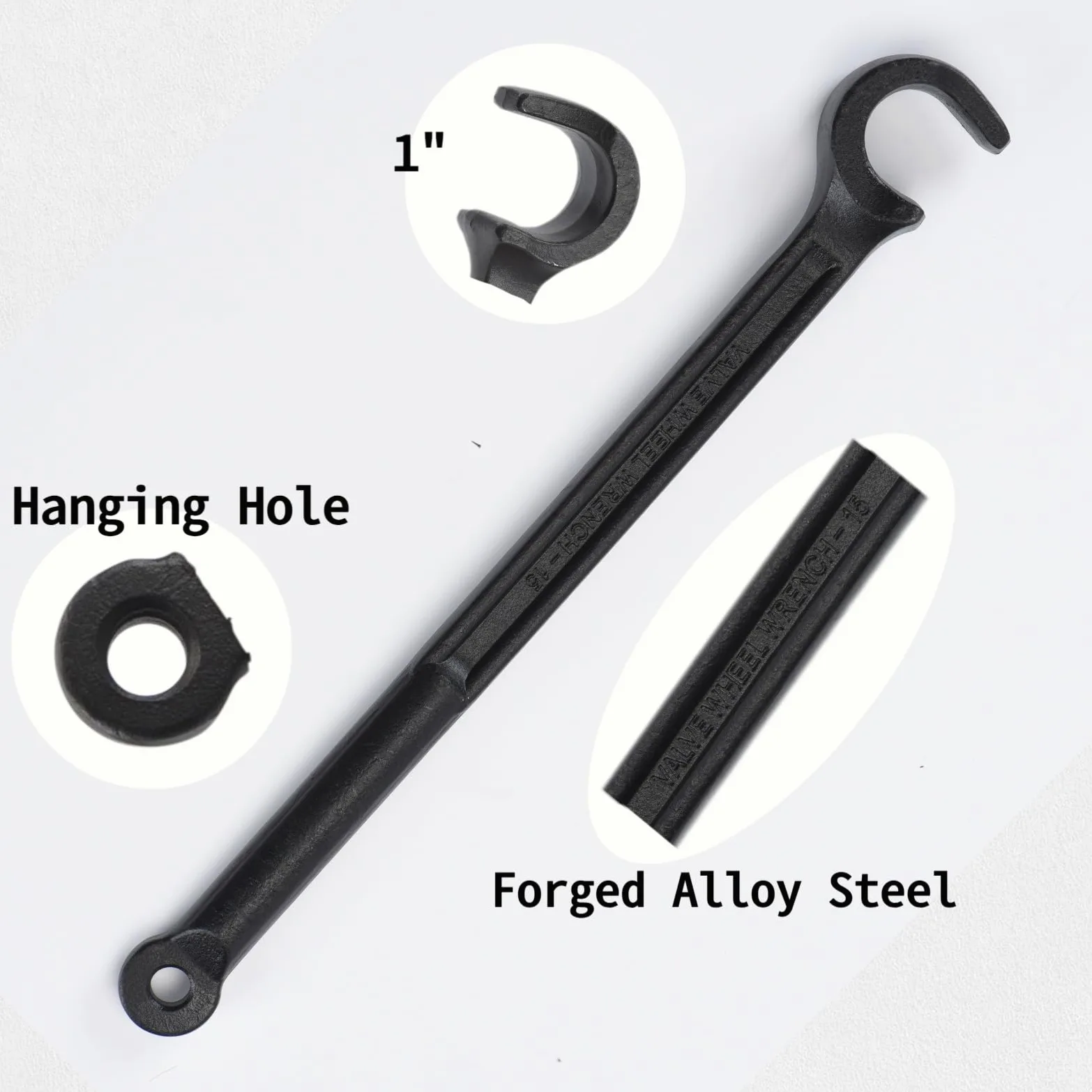 Llave de rueda de válvula (15 pulgadas)
