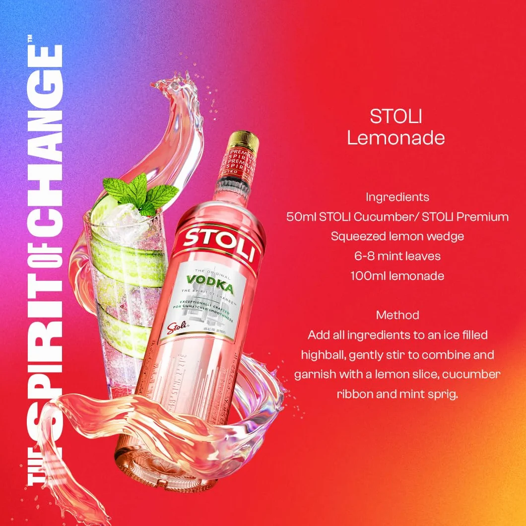 Stoli Vodka Premium 70 cl 40% Alcohol
