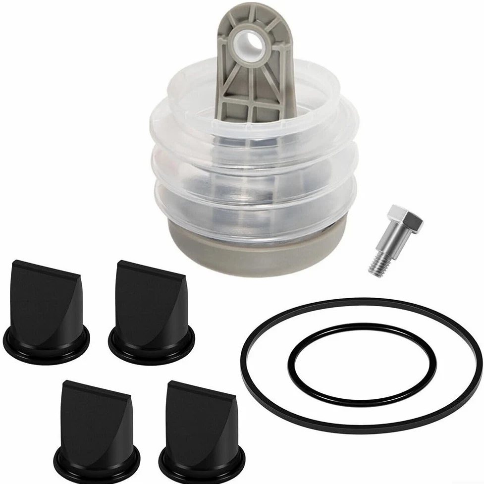 Kit de fuelle de bomba 385230980 y kit de válvula de de pato 385310076 de 1-1/2 pulgadas y kit de junta tórica 385310151 de repuesto para kit de bomba de vacío para Dometic S, T, J, VHT y VG