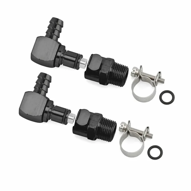 Ajuste for S1000RR/R/XR R1200GSW/GSW ADV/RTW/RW/RSW tubo flexible de gasolina Kit de acoplamiento de desconexión de liberación rápida(Black Set D)