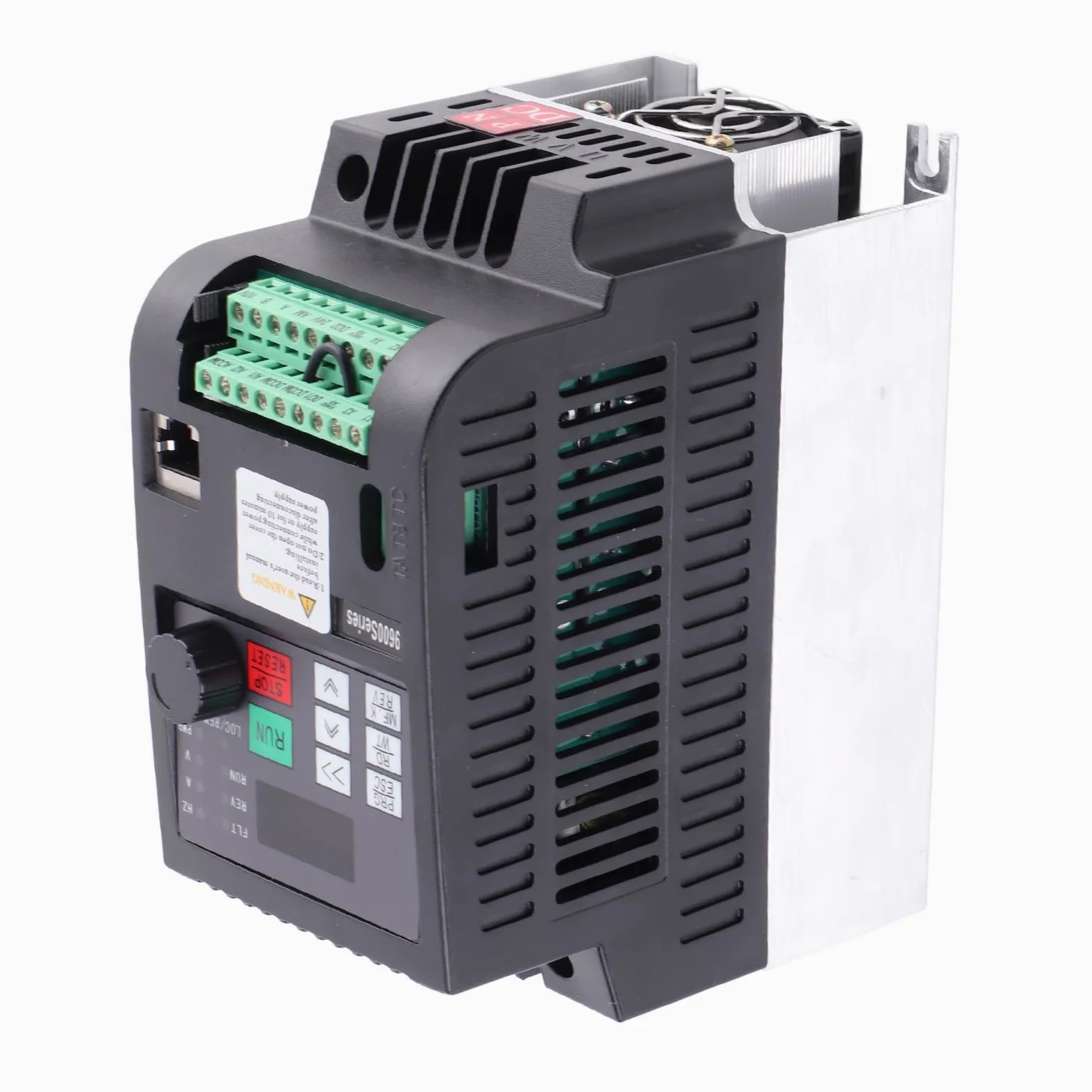 Variador de Frecuencia, NFLIXIN Inversor Solar Fotovoltaico Trifásico 2.2KW 220V 10A Controles Indicadores Convertidor de Bomba Entrada DC200-400V para Control de Velocidad del