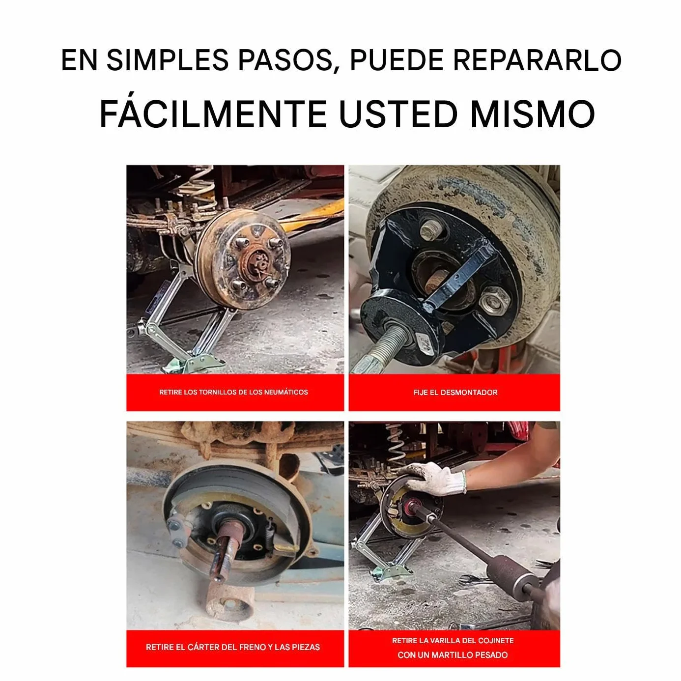 Herramienta De Extracción Para Rulemanes De Rueda | Extractor de Cojinete de Rueda - Extractor Instalador Conductor para el Mantenimiento la Instalación y la Limpieza de Motocicletas y Camiones