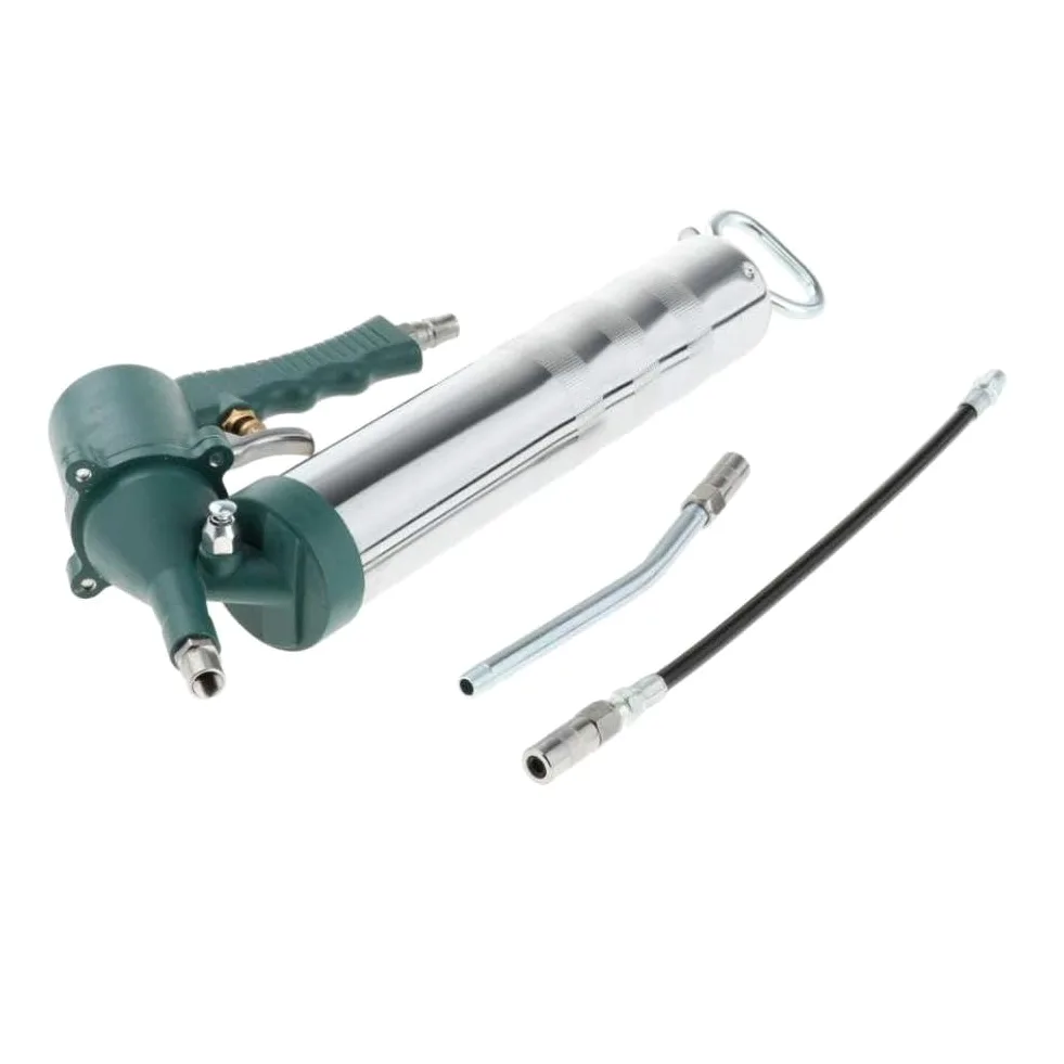 Pistola de engrase neumática de Aire con Cartucho de Grasa de 14 onzas y mangueras de 500 CC