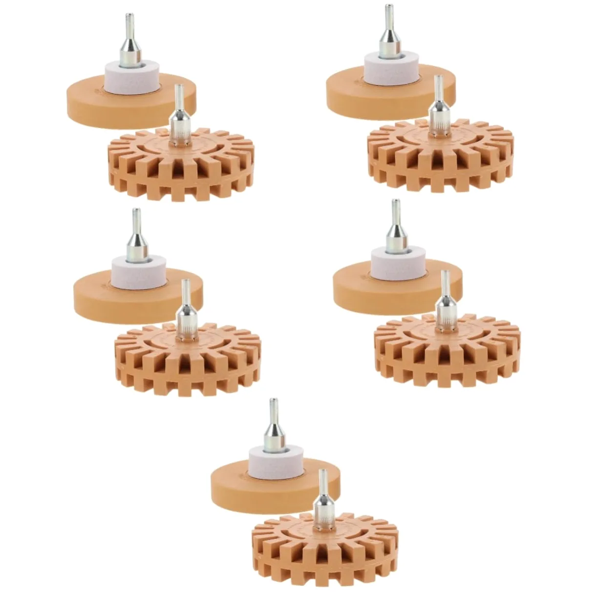 SOLUSTRE 10piezas Ruedas De Borrado para Adhesivos y Calcomanías Eliminador De Pegamento Rueda Eraser para Superficies Variadas Kit De Herramienta De Limpieza