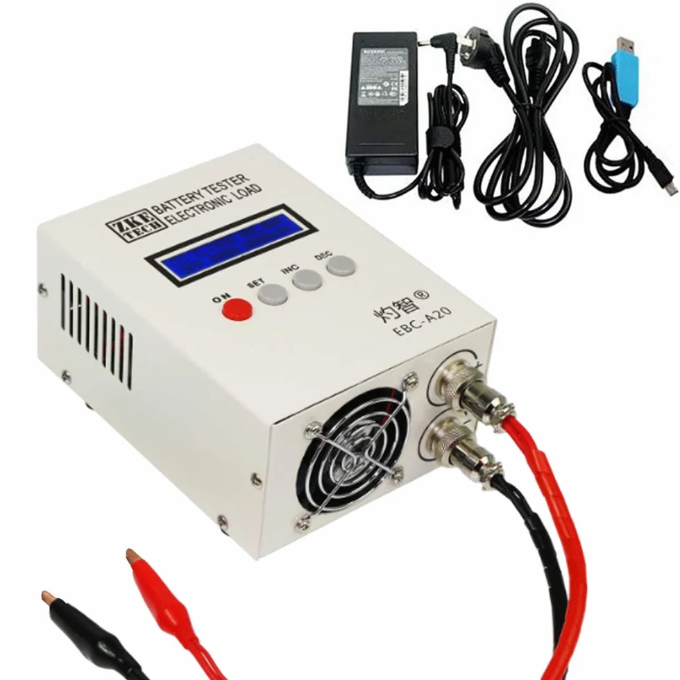 EBC-A20 - Comprobador electrónico de carga de batería de litio y ácido (5 A, 20 A)