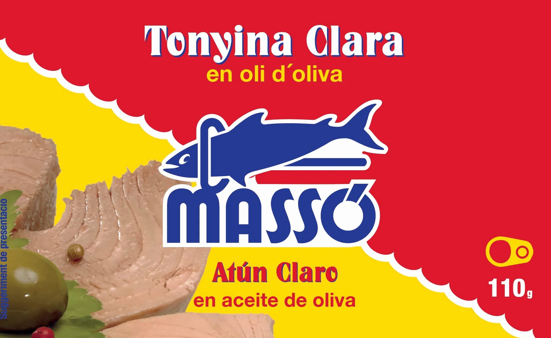 Massó Bonito del norte en aceite de oliva, 5 latas de 112g