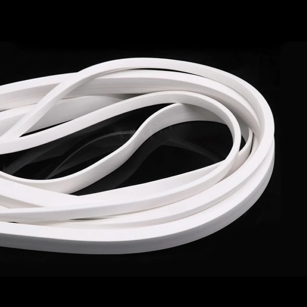 Tira de sellado de goma de silicona cuadrada, tira de sellado de espuma de silicona de varios tamaños, 5 m, resistente a altas temperaturas for puertas y ventanas(10x20mm)