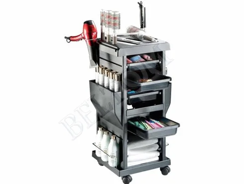 Beltom Salon Peluqueria Barbero Carro Cajones 4 Cajones para Colorear