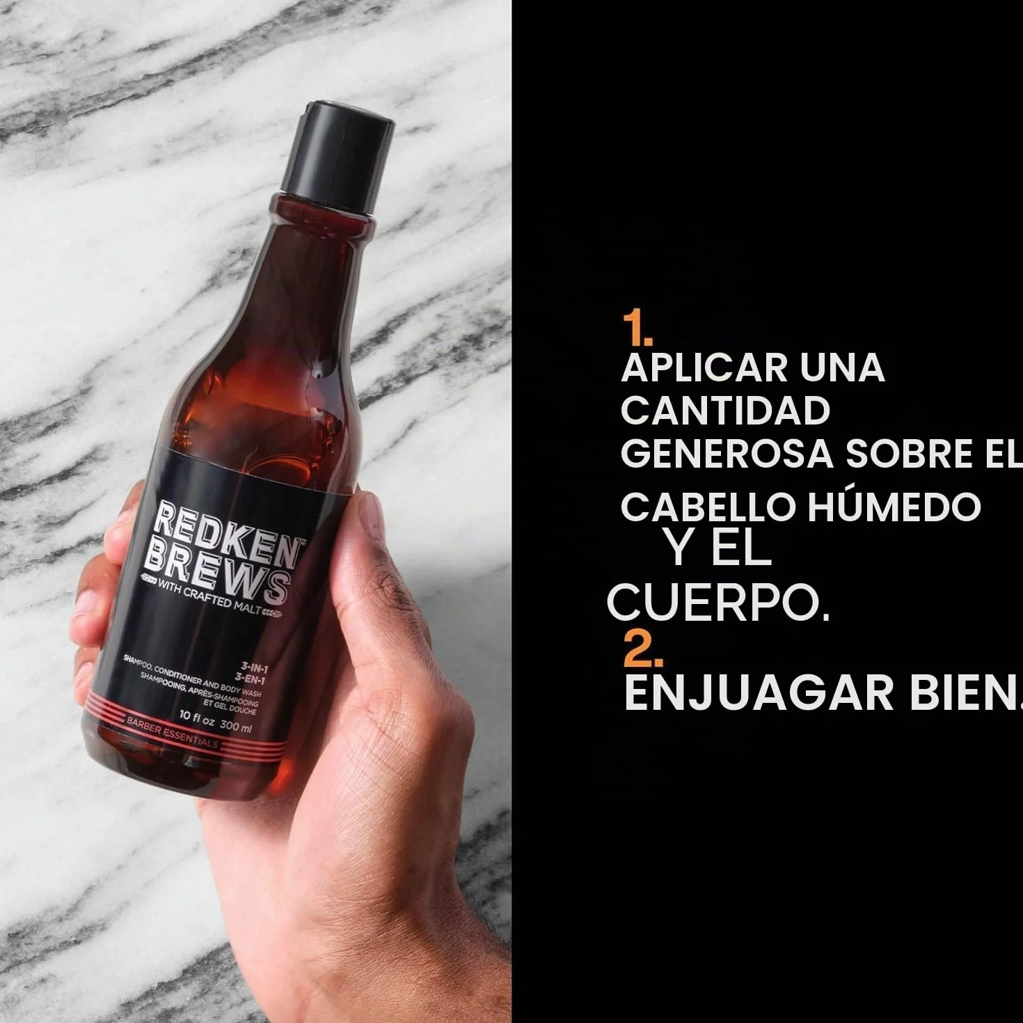 REDKEN Champú 3 en 1 Acondicionador y Gel Corporal 1000 ml