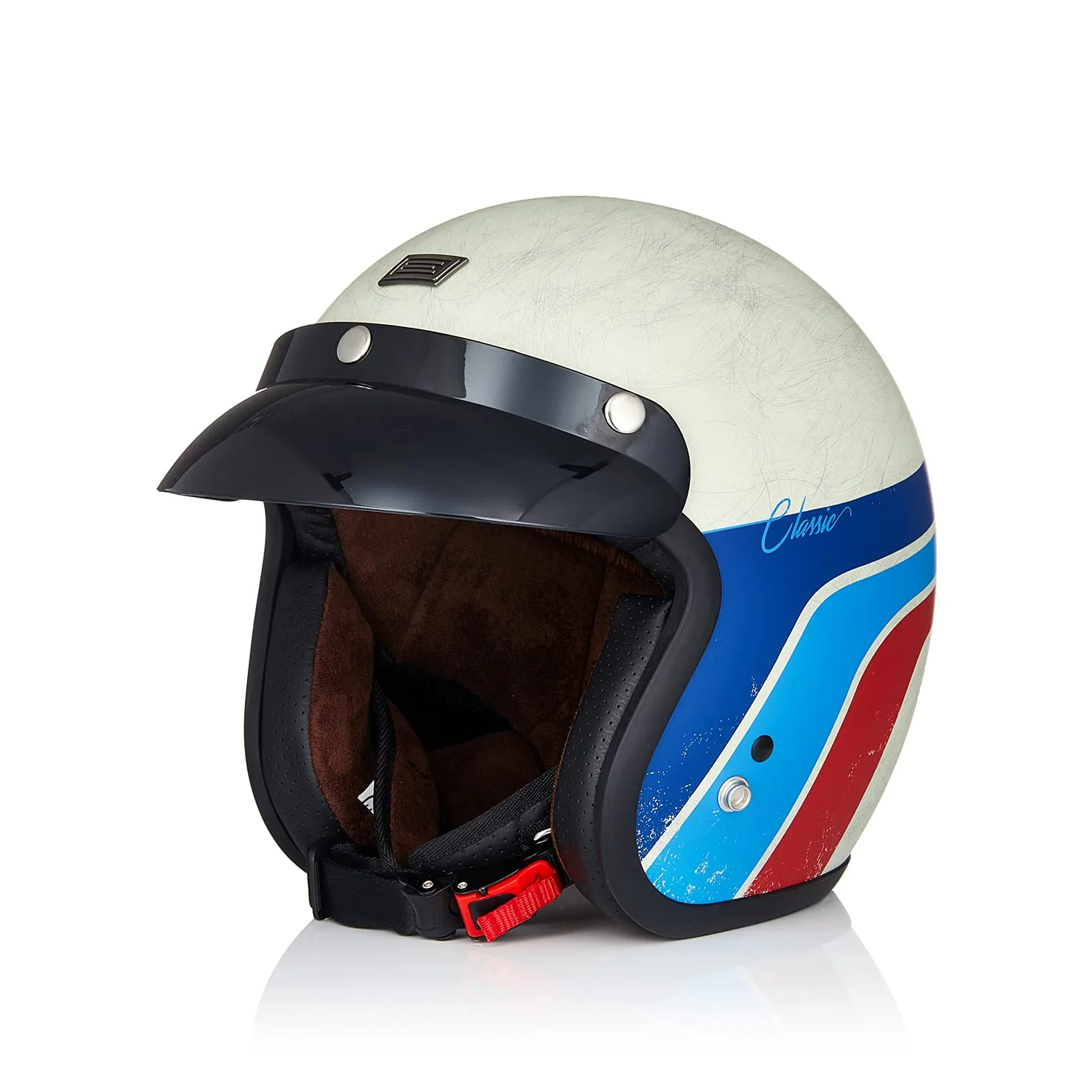 ORIGINE Casco Moto Jet Vintage Casco Moto Abierto Scooter Retro Homologado ECE