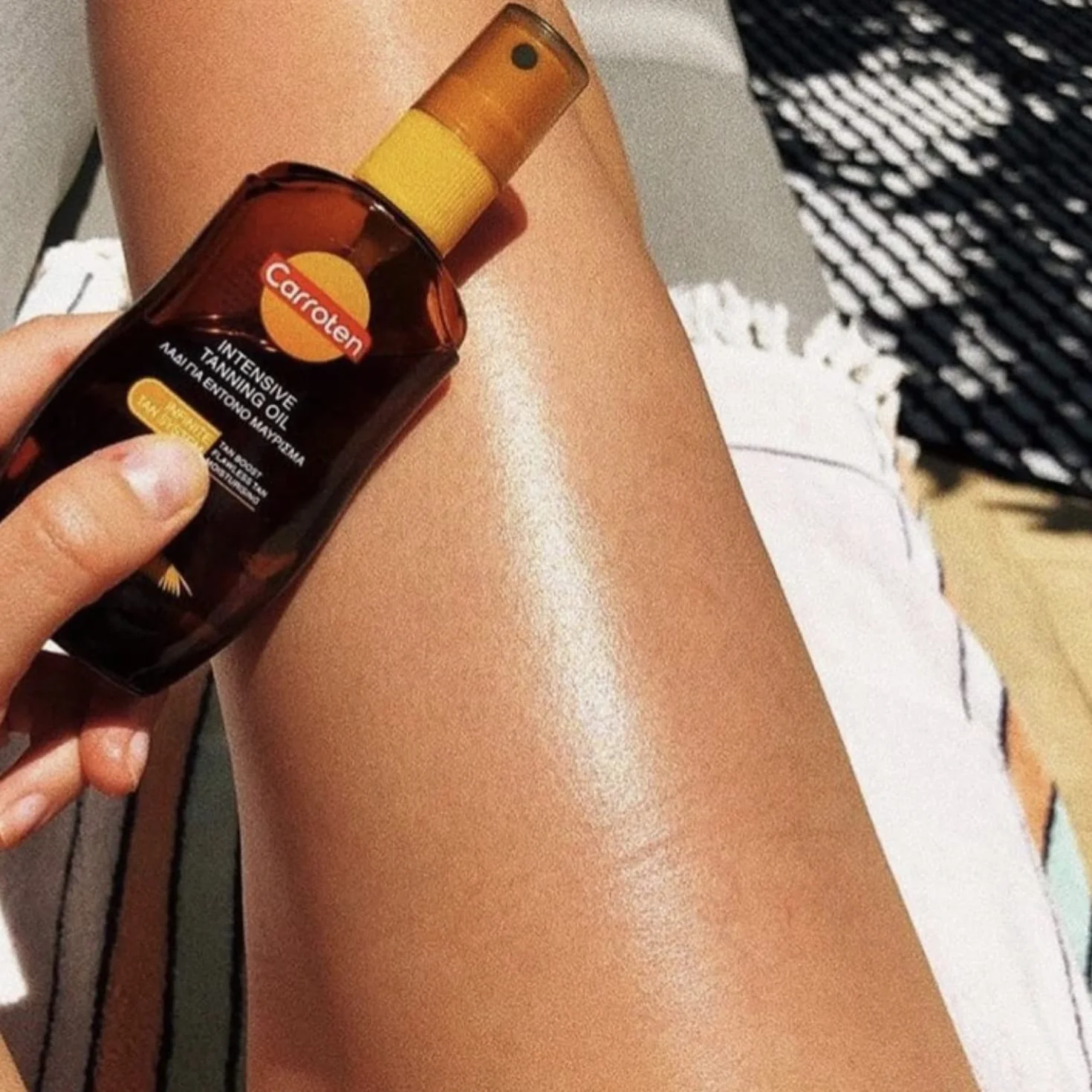 Carroten Aceite Bronceador Intensivo 150 ml Acelerador Bronceado Aceites Zanahoria Coco Potenciador Bronceado Rápido Intenso Vitaminas A E sin SPF