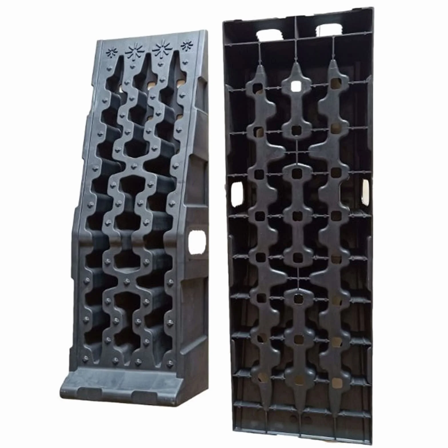 Juego de 2 rampas de plástico, 920 mm, capacidad de carga 7,2T, 320 mm de ancho, rampa de carga para coches y caravanas