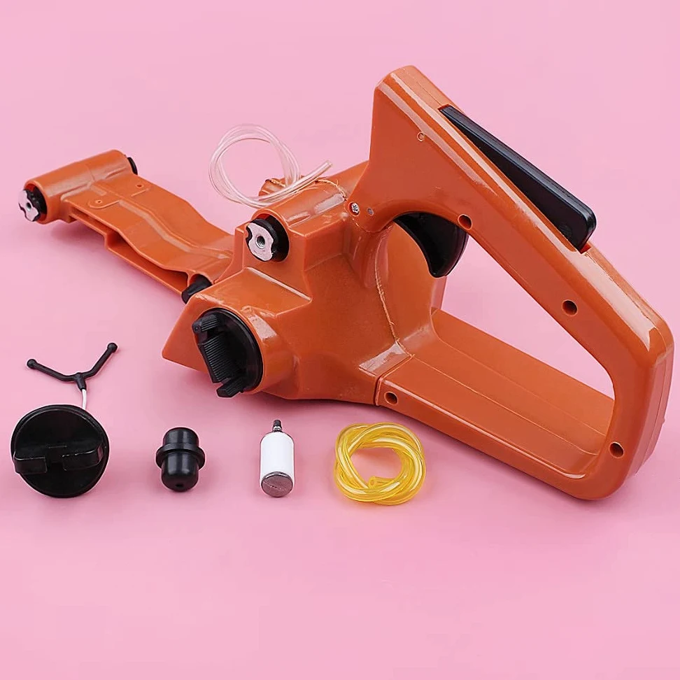 Conjunto de Tanque de Gas de Combustible for Husqvarna 137 142 Filtro de Combustible Línea de Filtro Tapón de Tapa del Tapa Delantera Buffer de tampón Reemplace la Pieza de Repuesto