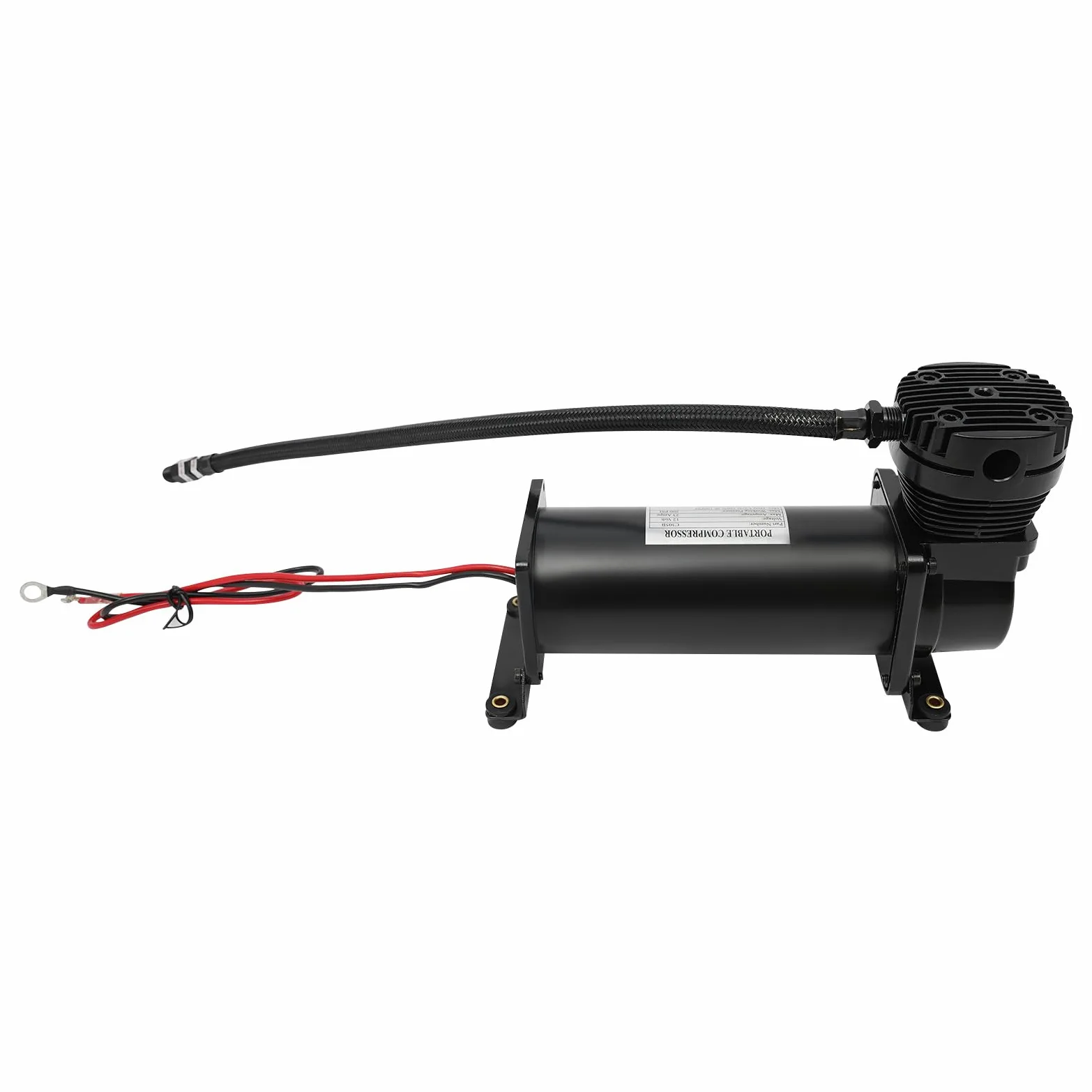 Compresor de aire portátil de 12 V, compresor de aire de 200 psi, compresor de aire con filtro, negro compresor de aire para cuernos de coche, sistemas de suspensión, neumáticos de coche y neumáticos