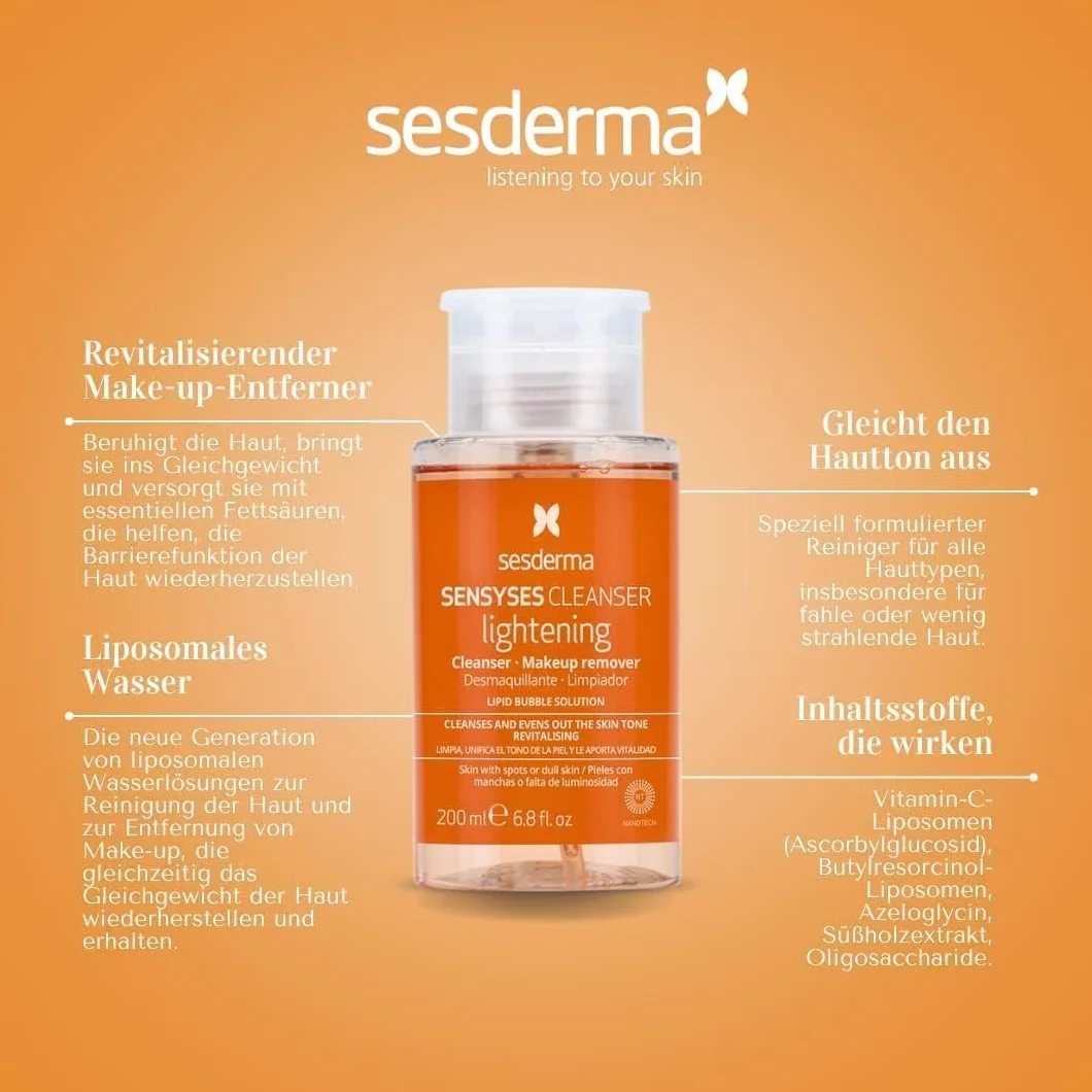 SESDERMA Sensyses Cleanse Lightening Loción Desmaquillante Despigmentante 200 ml